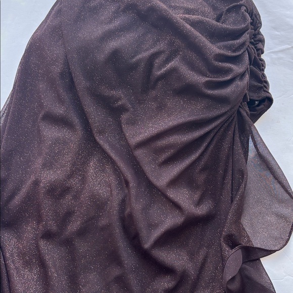 Vintage Y2K Whimsigoth Fairy Maxi Dress Sparkle Sexy Ruffle Hot Long Gown Prom - Picture 7 of 17